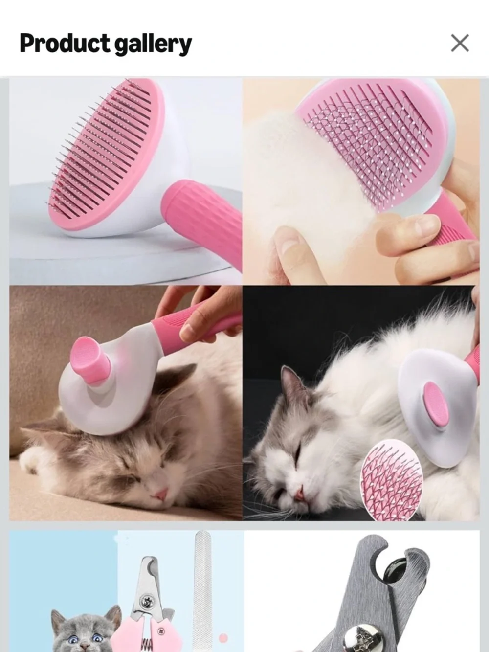 NWT Pink Pet Grooming Kit – 7-Piece Bath & Hair Care Set